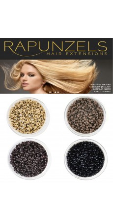 Nano Beads (200 beads) Colour Light Brown - Free Delivery